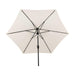 Nest of Nora Tuinparasol 3 meter - Aluminium Base - Polyester doek - Wit