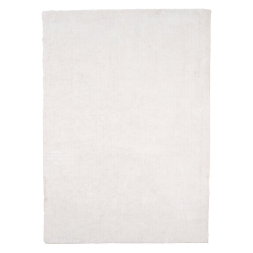 Nest of Nora Vloerkleed rechthoek 350x250 cm - Glanzend polyester mix - Wit