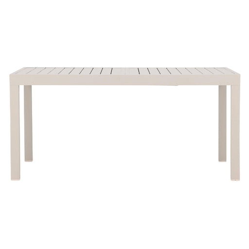 Nest of Nora Uitschuifbare tuintafel rechthoekig - Mara - Aluminium 160/240x100x75 - Beige