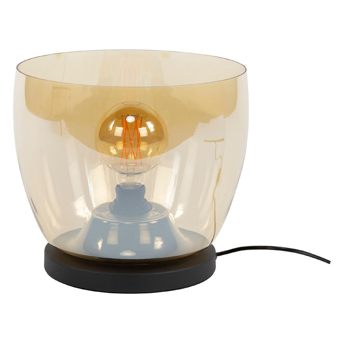 Nest of Nora vloerlamp Davin - Maat L Ø29cm - Met glazen kap - Amber