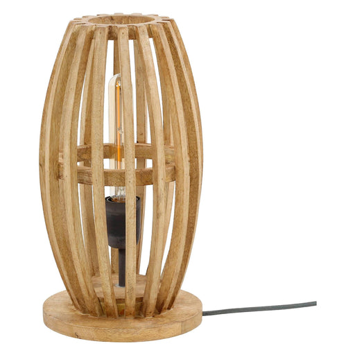 Nest of Nora Tafellamp Siven - E27 met kap - Massief mangohout