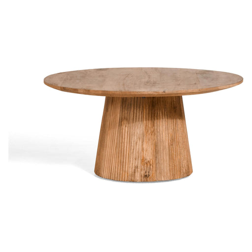 Nest of Nora Bijzettafel Nala - mangohout rond Ø80 cm - Lichtbruin