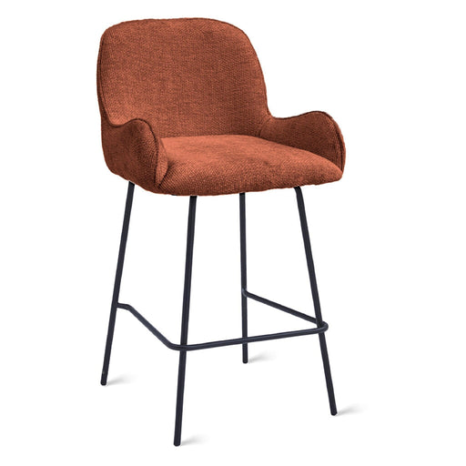 Set van 2 - Nest of Nora Barkrukken Olli - Stof - Roest