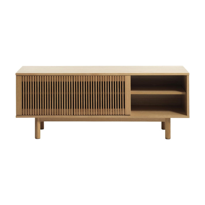 Nest of Nora TV-meubel Aden - eiken met schuifdeur - 143 cm - Naturel