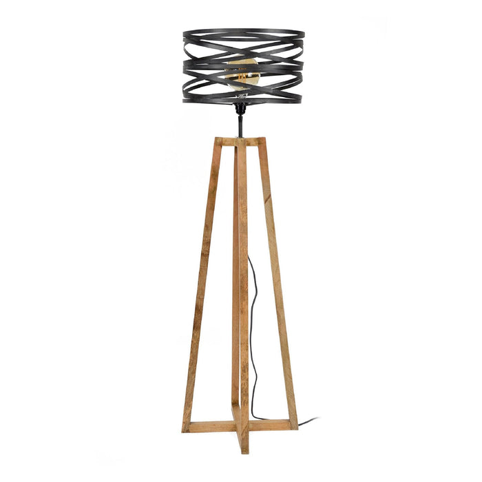 Nest of Nora Vloerlamp Tio met kap Ø41 cm E27 fitting - Slate grey