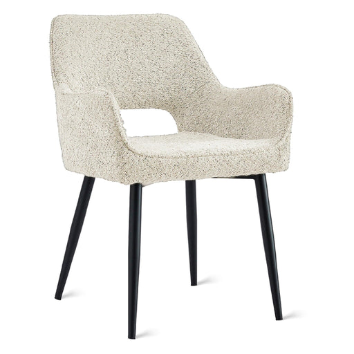 Set van 2 - Nest of Nora Eetkamerstoelen Ronn - Stof - Beige