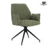 Set van 2 - Nest of Nora Draaibare eetkamerstoelen met armleuning Emmy - Groen