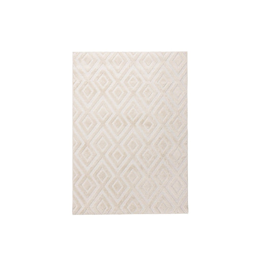 Nest of Nora Laagpolig vloerkleed rechthoekig 200x290 cm - Polyester - Wit