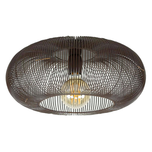 Nest of Nora Plafondlamp Sona - 1-lichts E27 fitting - Ø43 cm - Zwart nikkel