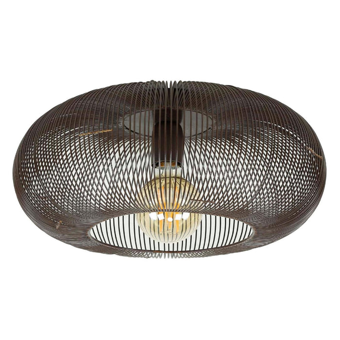 Nest of Nora Plafondlamp Sona - 1-lichts E27 fitting - Ø43 cm - Zwart nikkel