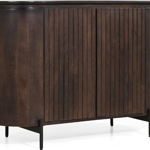 Nest of Nora Mangohouten dressoir Besa - 115x80x40 cm - Donkerbruin