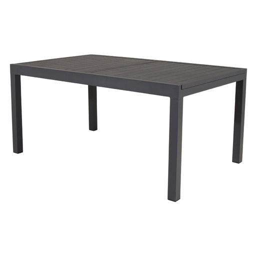 Nest of Nora Uitschuifbare aluminium tuintafel - Rechthoekig - Zwart