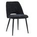 Set van 2 - Nest of Nora Eetkamerstoelen Lise - Stof - Antraciet