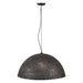 Nest of Nora Hanglamp Riom - Rond Ø70 cm - 1 lichtpunt - Zwart bruin