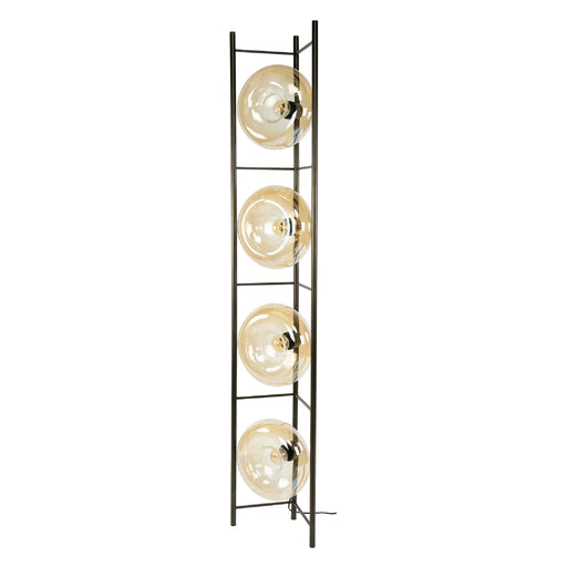 Nest of Nora Vloerlamp Lume - 4-lichts met glazen kappen - Amber