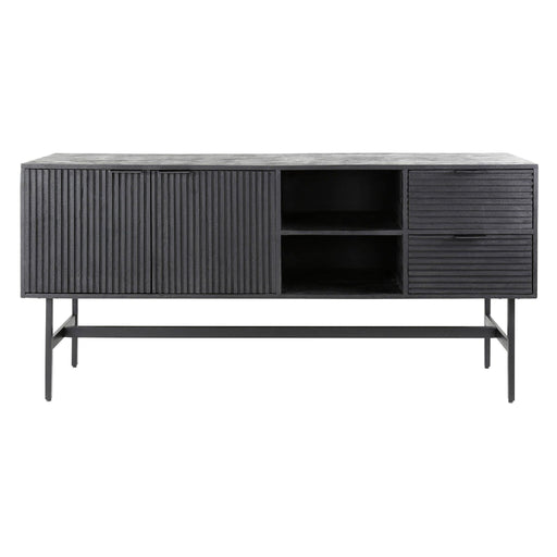 Nest of Nora Dressoir Arek - Met lades en deuren - Mangohout - Zwart