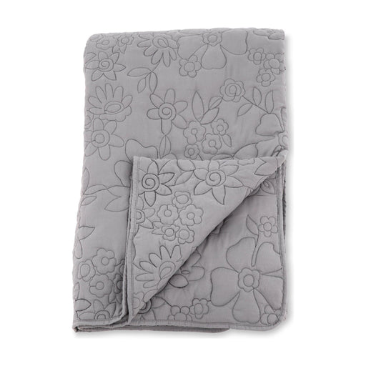 Nest of Nora Bedsprei microvezel 260x260 - Beddengoed - Light Grey