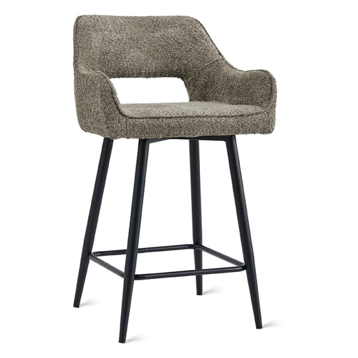 Set van 2 - Nest of Nora Barkrukken Ronn - Stoffen bekleding - Taupe