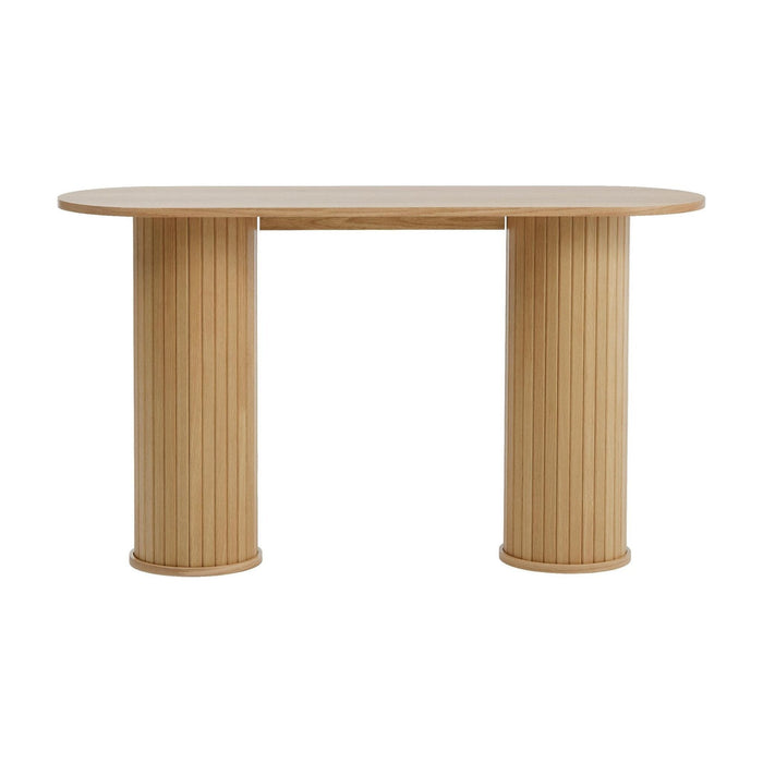 Nest of Nora Wandtafel sidetable Nova - Eikenfineer - Ovale haltafel modern - Naturel
