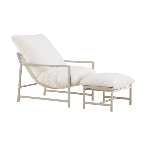 Nest of Nora Loungestoel buiten - Liora - Met voetenbank - Beige