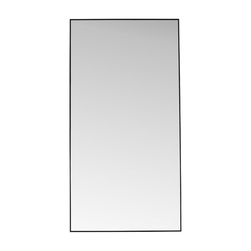 Nest of Nora Staande passpiegel 100x193 cm - Minimalistisch smal frame - Zwart
