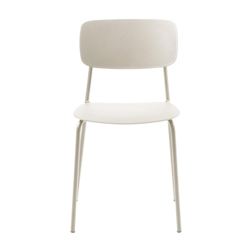 Set van 4 - Nest of Nora Eetkamerstoelen Elin - Metaal - Greige