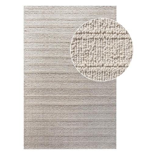 Nest of Nora Vloerkleed 200x300 cm - Handgeweven wollen tapijt - Ivory