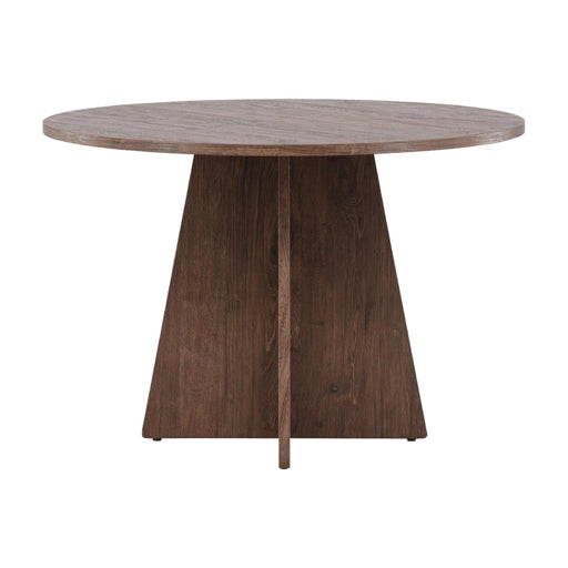 Nest of Nora Ronde eettafel Kuna - ⌀110 - Houtfineer - Mocca