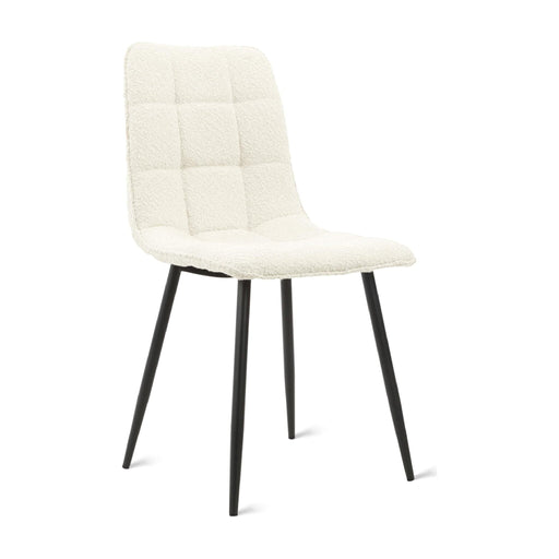 Set van 2 - Nest of Nora Eetkamerstoelen Noa Bouclé - Ivoor