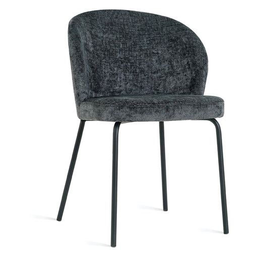 Set van 2 - Nest of Nora Eetkamerstoelen Lilo - Stof - Antraciet