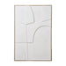 Nest of Nora Wanddecoratie reliëf - Canvas 60x90 cm - Wit
