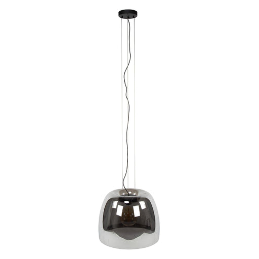 Nest of Nora Hanglamp Nero XL - Glas rond Ø48cm E27 - Smoke grey