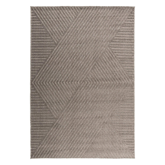 Nest of Nora Hoogpolig vloerkleed 230x160 - Abstract patroon - Bruin
