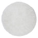 Nest of Nora Rond hoogpolig vloerkleed 300 cm - Polyester - Wit