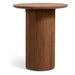 Nest of Nora Ronde bijzettafel Fenna - Ø40 cm - Walnoot fineer