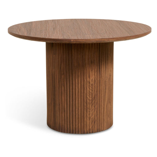 Nest of Nora Ronde bijzettafel Fenna - Ø60 cm - Walnoot fineer