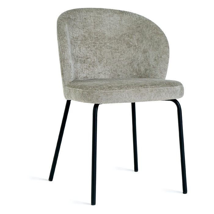 Set van 2 - Nest of Nora Eetkamerstoelen Lilo - Stof - Naturel