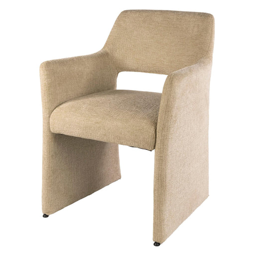Set van 2 - Nest of Nora Eetkamerstoelen Maro met armleuning - Zand