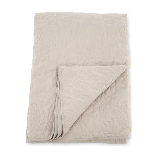 Nest of Nora Bedsprei Beddengoed-kleur-vorm-1 - microvezel 260x260 - Tweepersoons - Beige