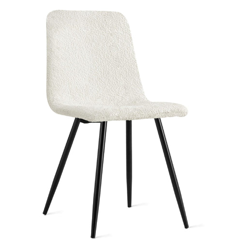 Set van 2 - Nest of Nora Eetkamerstoelen Ivar - Bouclé - Ivoor