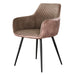 Set van 2 Nest of Nora Norel Eetkamerstoelen - Ribstof - Zand