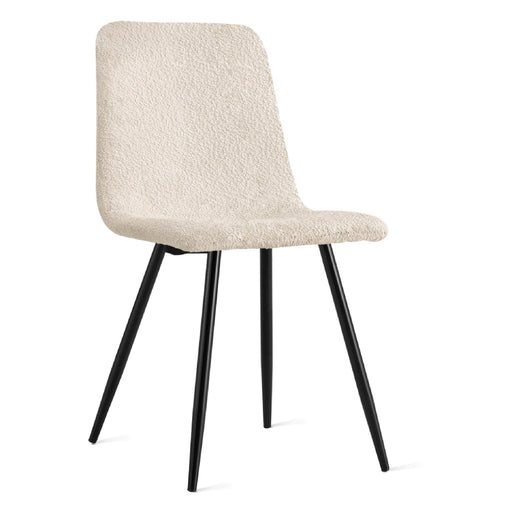 Set van 2 - Nest of Nora Eetkamerstoelen Ivar - Boucle - Taupe