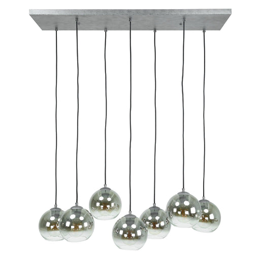 Nest of Nora Hanglamp Tivo - 7-lichts Bolvormig - Oud zilver