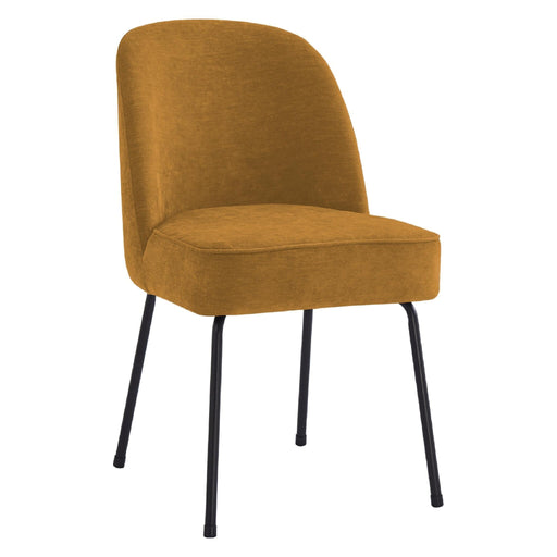 Set van 2 - Nest of Nora Eetkamerstoelen Senn velvet - Oker