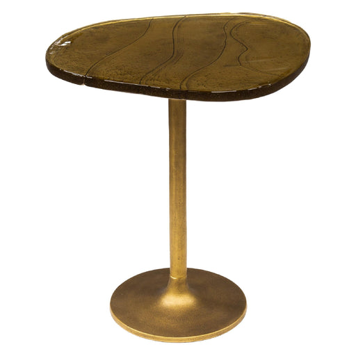 Nest of Nora Bijzettafel Olav - Rond - Antiek Goud