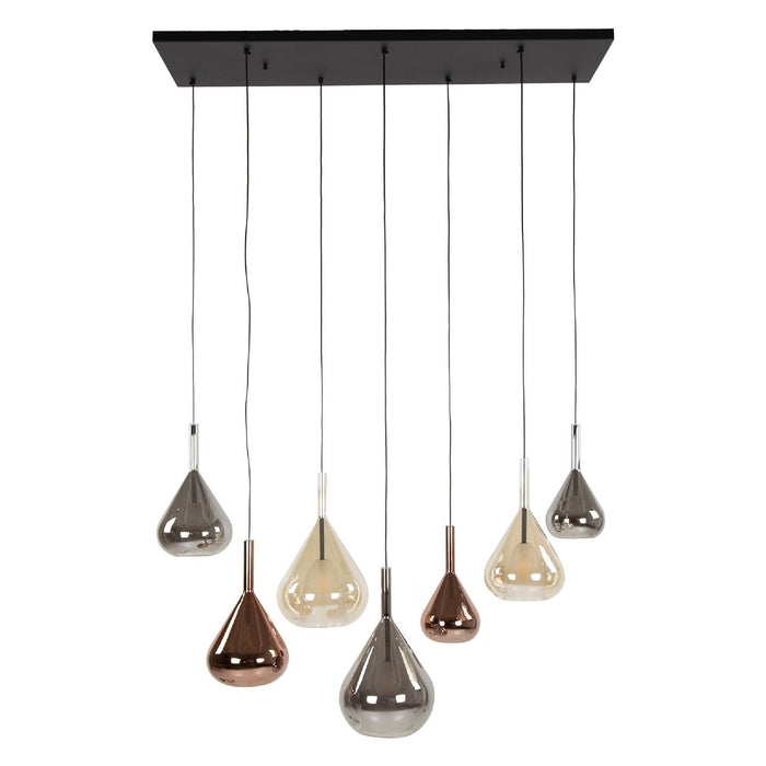 Nest of Nora Hanglamp Naro - 7-lichts - Modern - Zwart