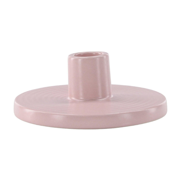 Set van 2 - Nest of Nora Kandelaars steen - Kaarsenhouders - Roze