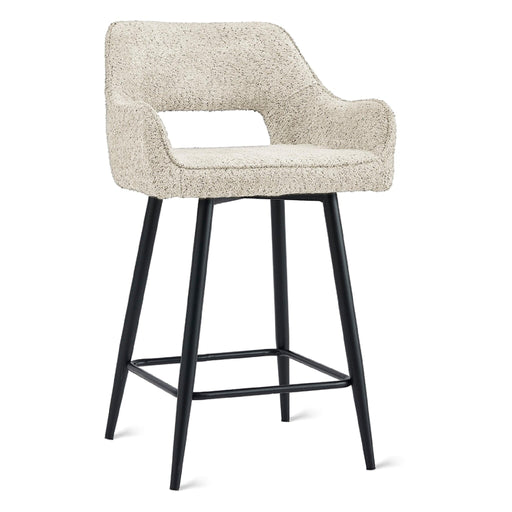 Set van 2 - Nest of Nora Barkrukken Ronn - Stoffen bekleding - Beige