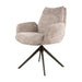 Set van 2 - Nest of Nora Armstoel Sarvo - 360° draaibaar - Bruin chenille