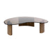 Nest of Nora Salontafel Arlen - 130 cm - Organisch rookglazen blad - Brons